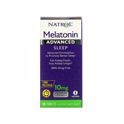 Advanced Sleep Melatonin 10 mg 60 tabs Controlled Release Natrol