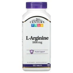 L-Arginine 1000 мг 100 таблетки | 21st Century