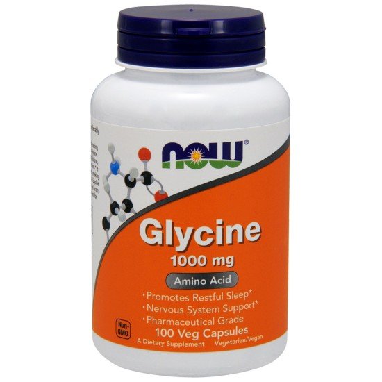 Глицин 1000 мг 100 капсули | Now Foods 