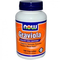 Гравиола (Graviola) 500 мг 100 капсули | Now Foods