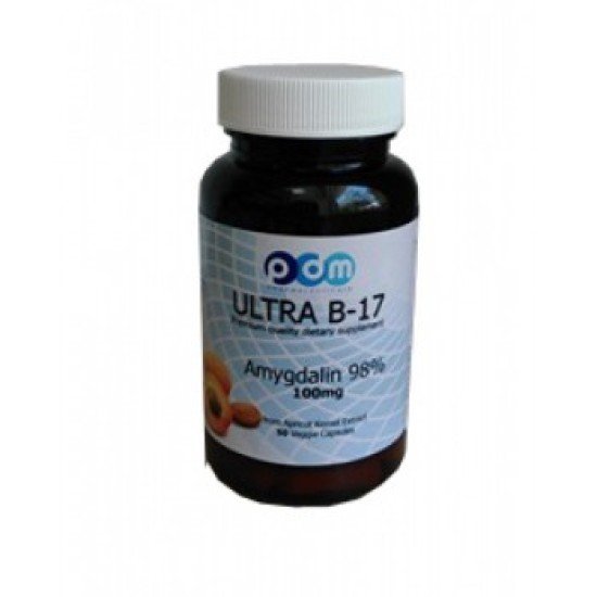 ULTRA B17 (Vitamin B-17 Amygdalin 98%) 100 mg 50 veggie caps