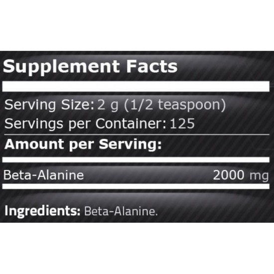 Beta-Alanine (Бета Аланин на прах) 250/500 гр | Pure Nutrition