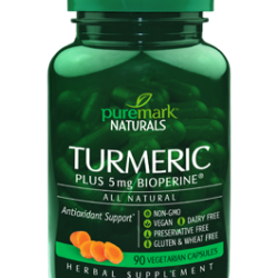 Куркума Подсилен Екстракт 500 мг 90 капсули | Puremark Naturals